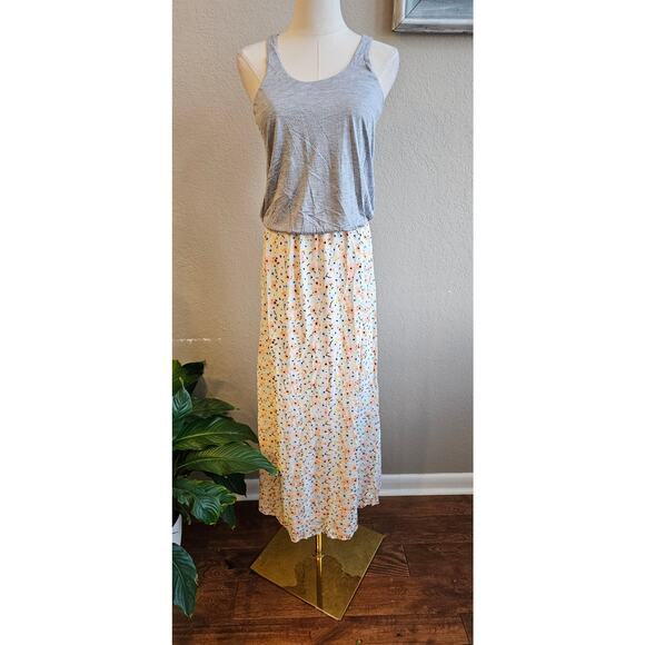 Victoria's Secret Jersey Racerback Pullover Maxi Dress Women Size XS‎ Gray Multi - Picture 2 of 5